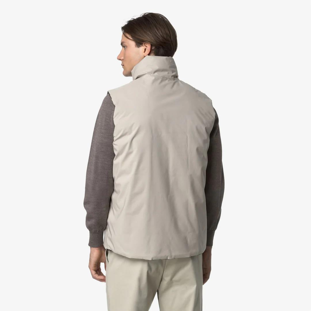 VALEN ST THERMO REVERSIBLE<BR/>BEIGE CASHMERE-BLACK OLIVE K4131IW B25 K-WAY