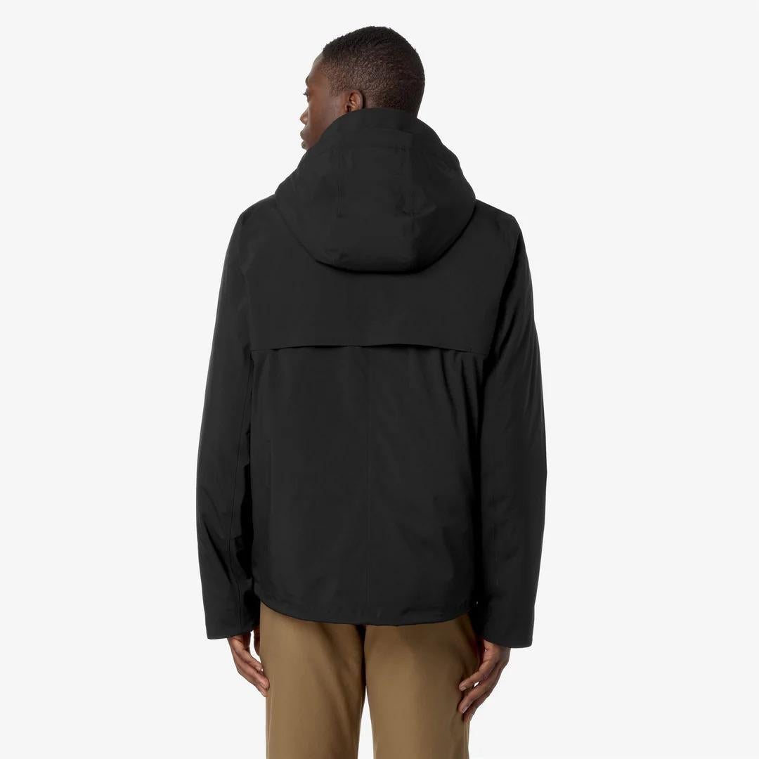 JACKEN BONDED PADDED<BR/>BLACK PURE K7132BW AT0 K-WAY