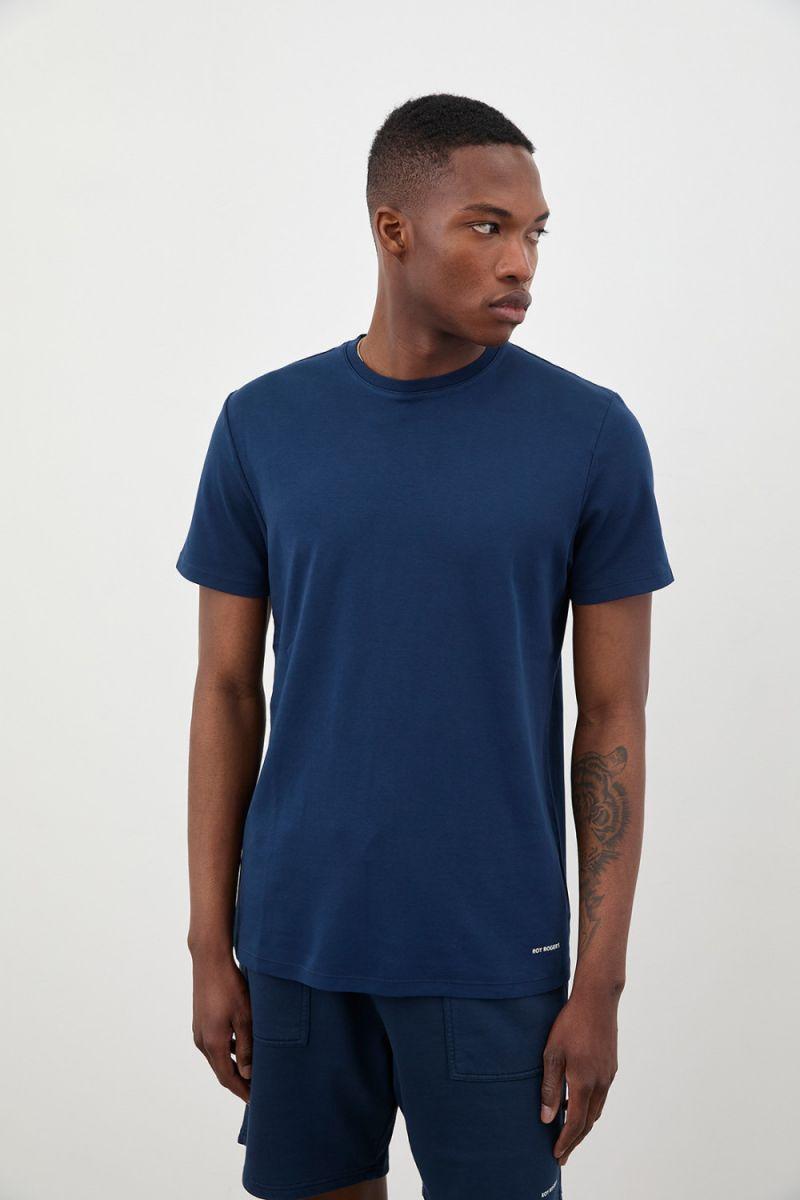 T-Shirt Supima Jersey Blu