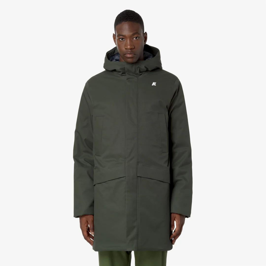JARNO TWILL MARMOTTA<BR/>GREEN B-BLUE A K8133FW AL7 K-WAY
