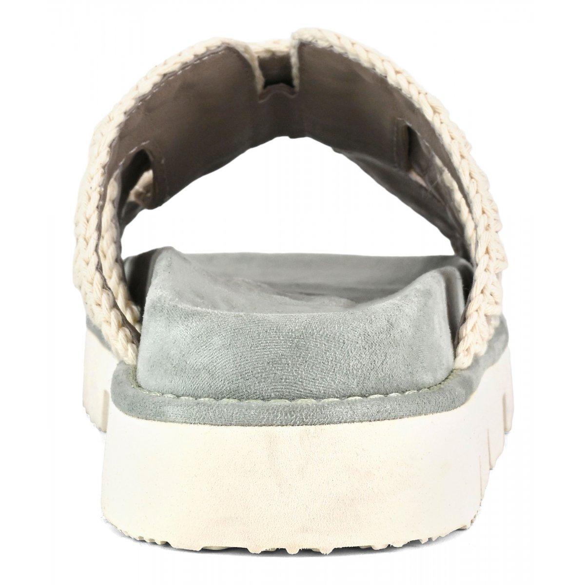 Bio Sandal Bicolor Metal Log Tea-Pink Sand