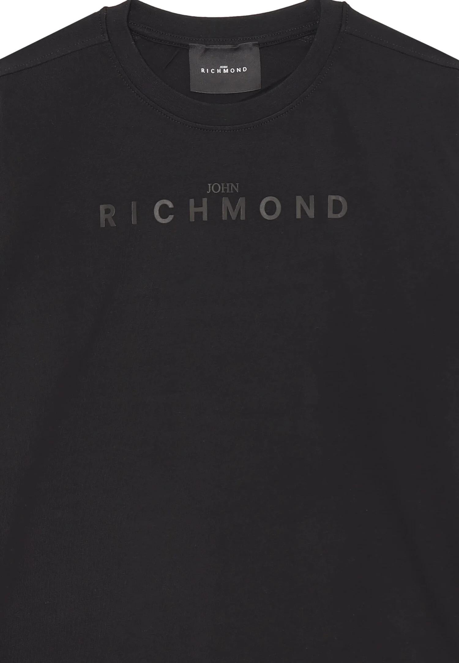 John Richmond t-shirt bambino nera manica lunga in cotone RBA25016TS BLACK Richmond kids