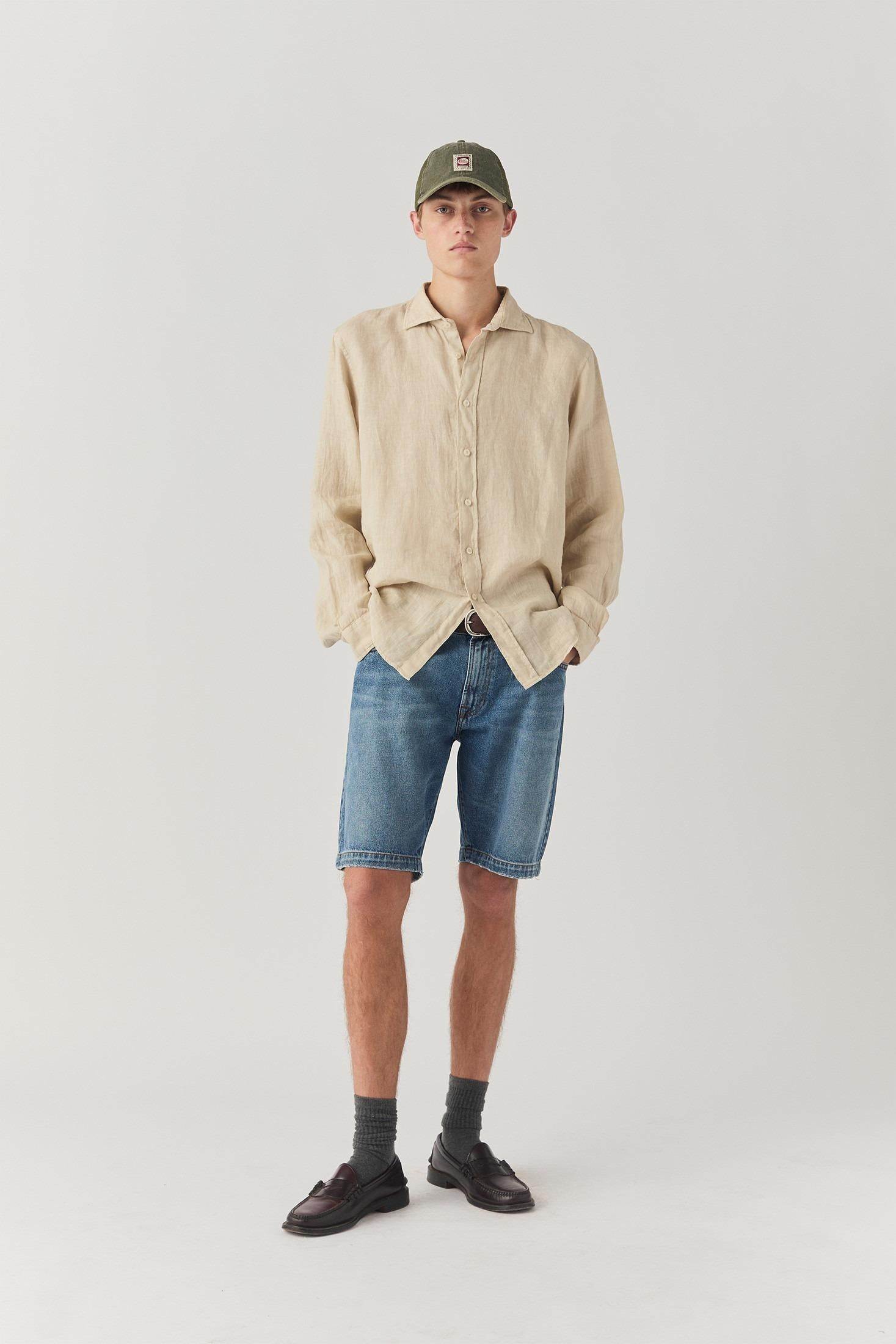 Roy Roger's Bermuda cult man denim mykonos denim RRU085D6751392 C0999 ROY ROGER'S