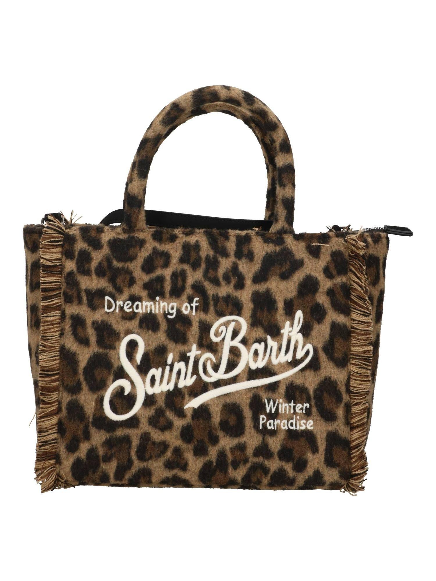 Borsa MC2 Saint Barth COL0037 00223ICOLETTE FELT da donna leopardata COL0037 00223I MC2 SAINT BARTH
