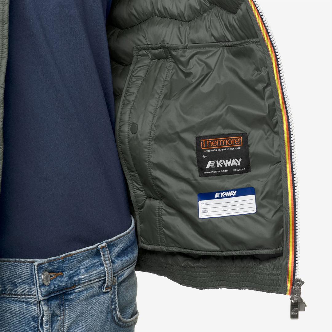 JACK QUILTED WARMGREEN BLACKISH