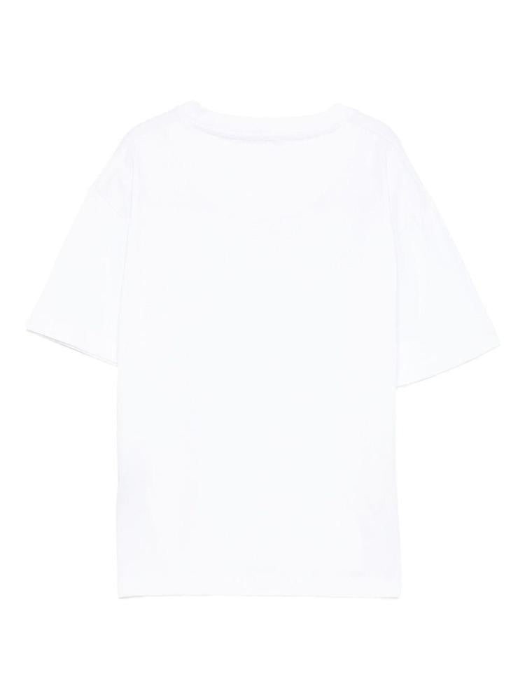 John Richmond t-shirt kids/junior bianca con logo lettering a contrasto RBA25188TS WHITE Richmond kids