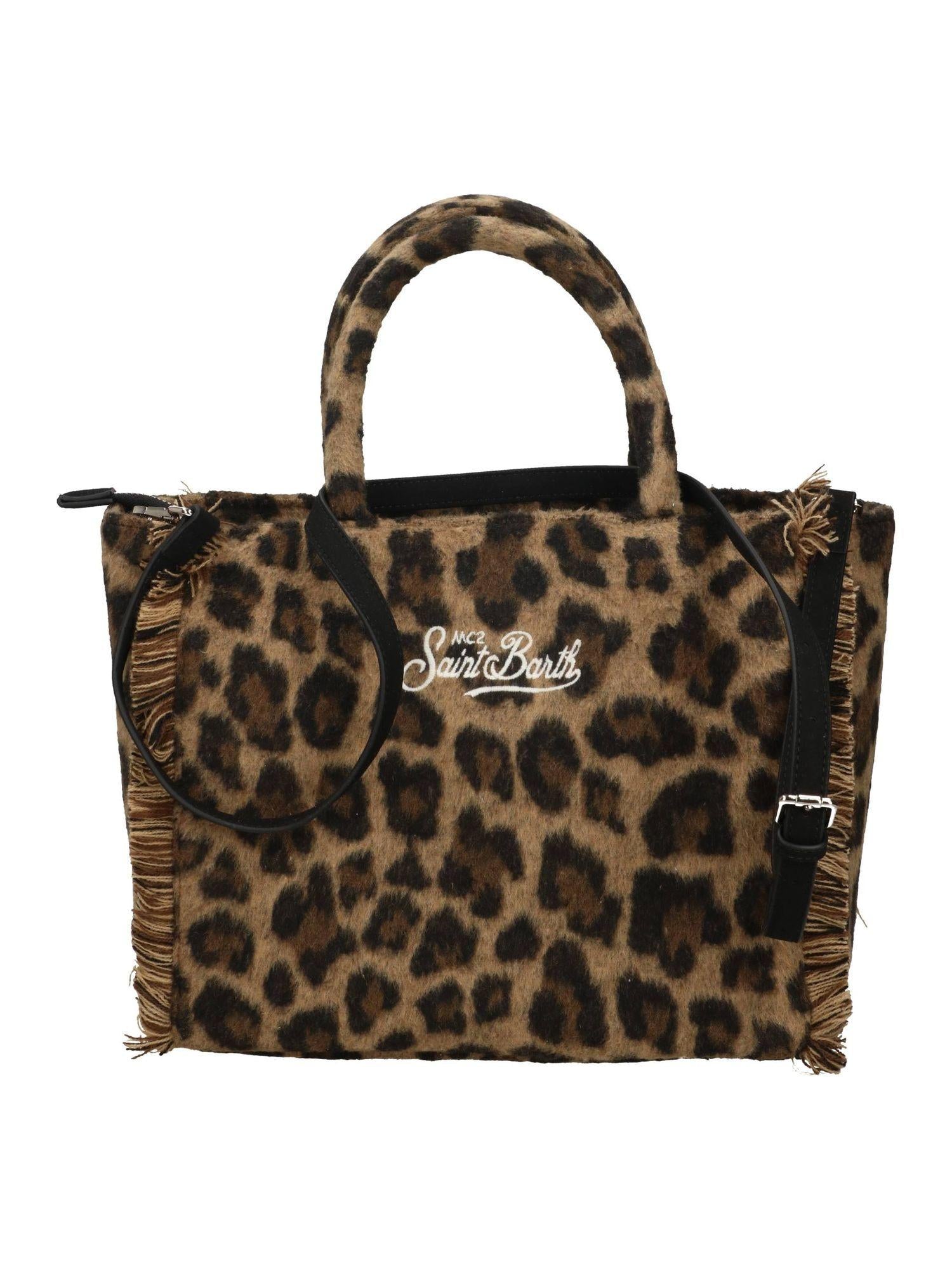 Borsa MC2 Saint Barth COL0037 00223ICOLETTE FELT da donna leopardata COL0037 00223I MC2 SAINT BARTH