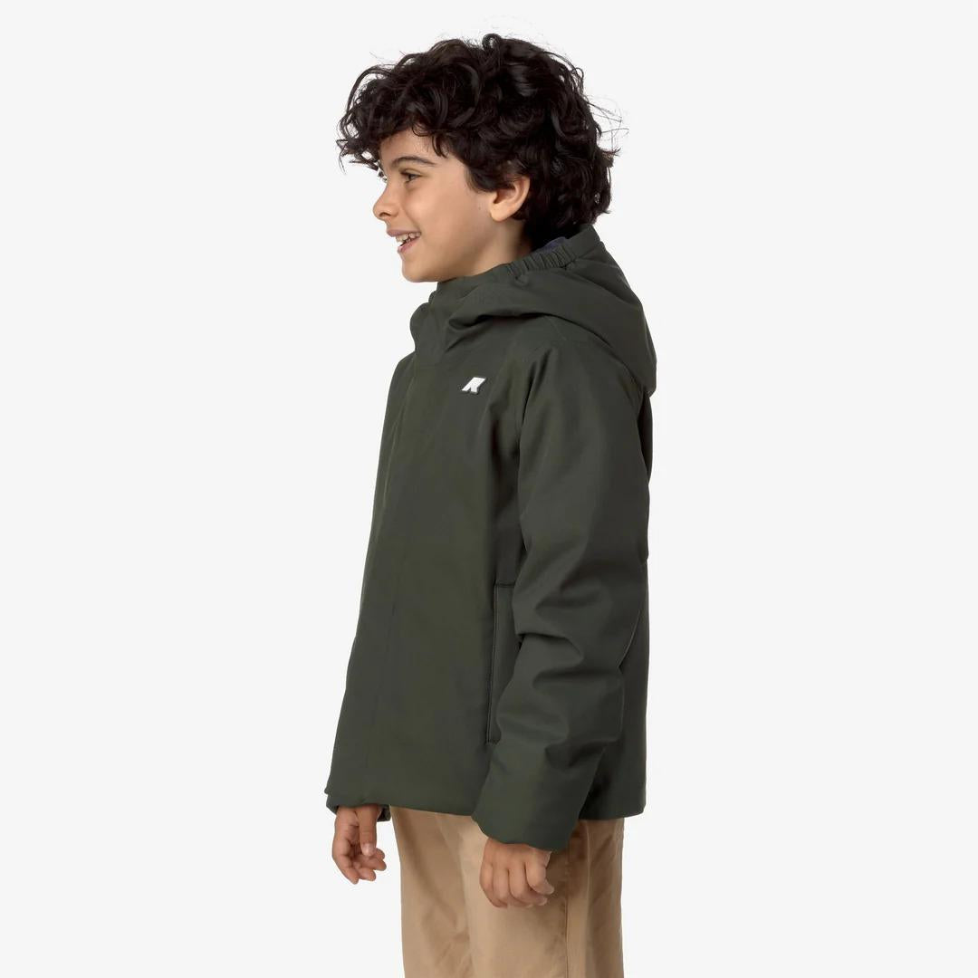 P. JACKO TWILL MARMOTTA GREEN B-BLUE A K1128FW* AL7 K-WAY