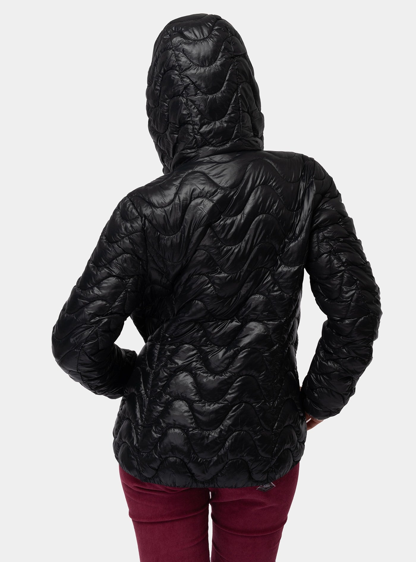 k way lily eco warm black pure giubbino k5126iw usy