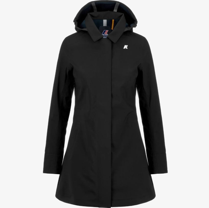k way mathy bonded black pure blue depht giubbino k2148bw a3c