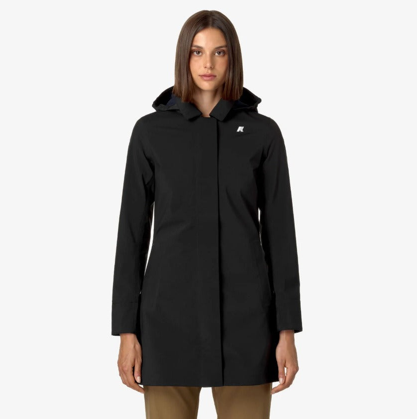 k way mathy bonded black pure blue depht giubbino k2148bw a3c