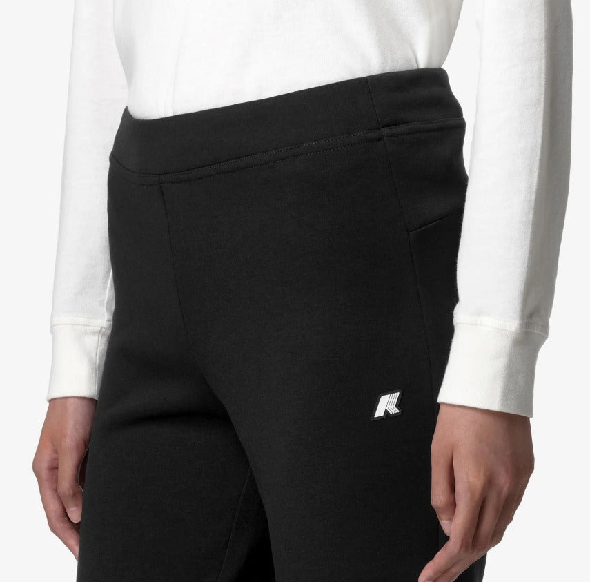 k way jenny light spacer black pure pantaloni k2123nw usy
