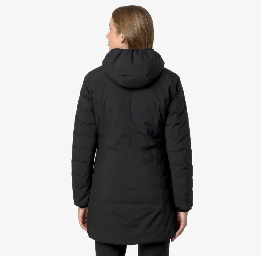 k way denise st thermo double black p beige g giubbino k8134cw au7