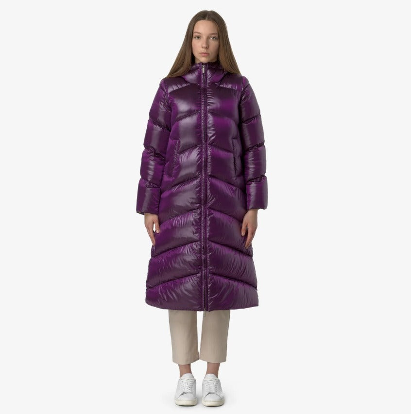 k way neivel crystal chintz thermo heavy violet dk purple chintz giubbino k8138ew arh