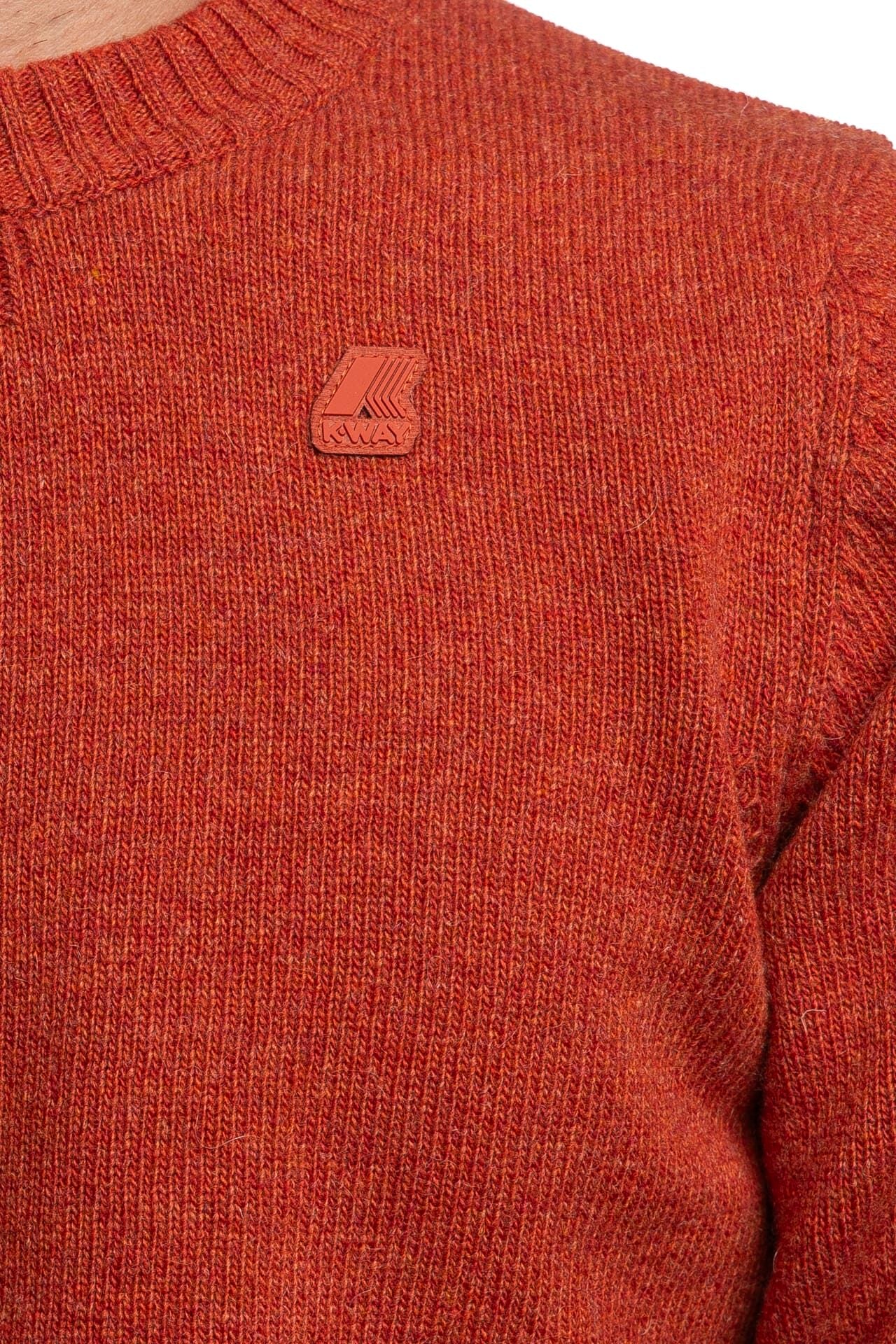 k way sebastian lambswool orange pumpkin maglia k2112pw wgq