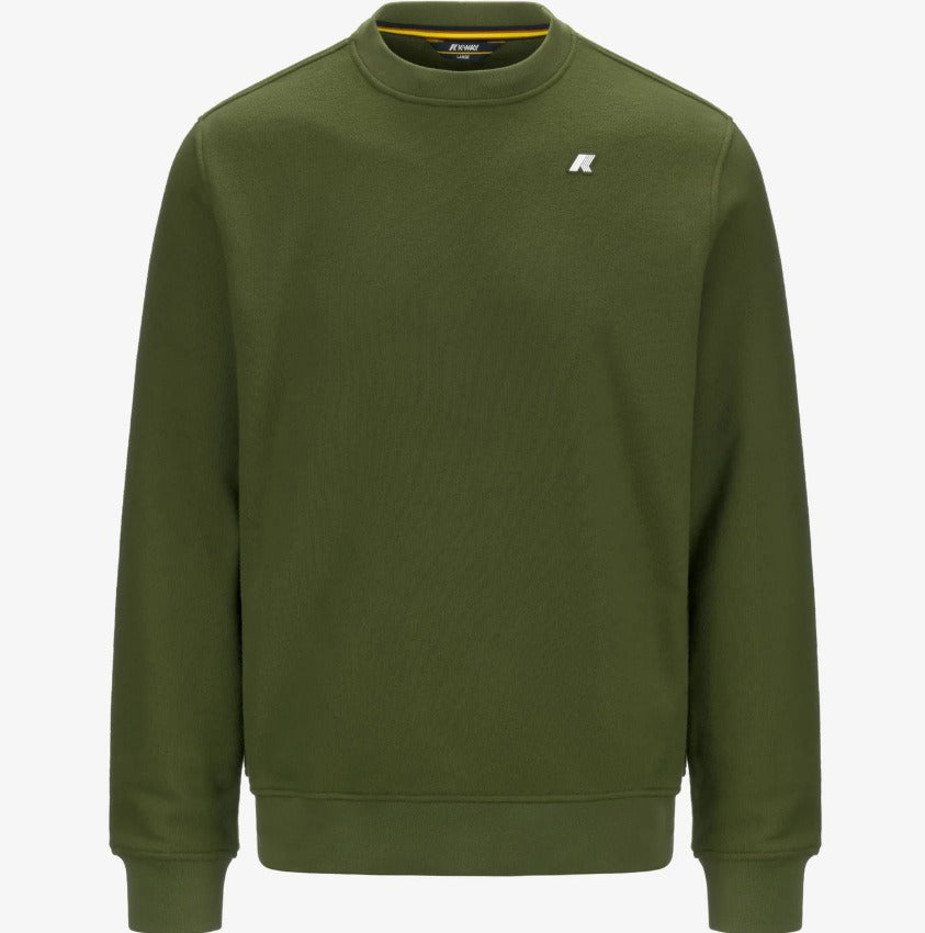 k way baptiste heavy fleece green cypress felpa k8133gw h11