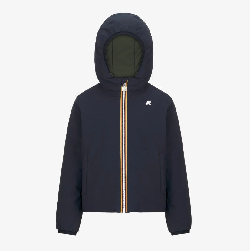k way p jack st warm double blue d green b giubbino k71337w ag5