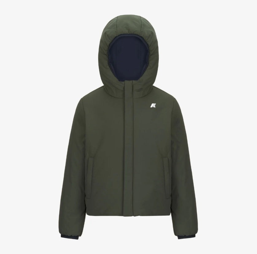 k way p jack st warm double blue d green b giubbino k71337w ag5