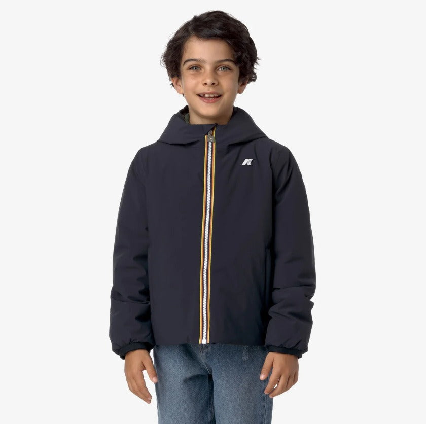 k way p jack st warm double blue d green b giubbino k71337w ag5