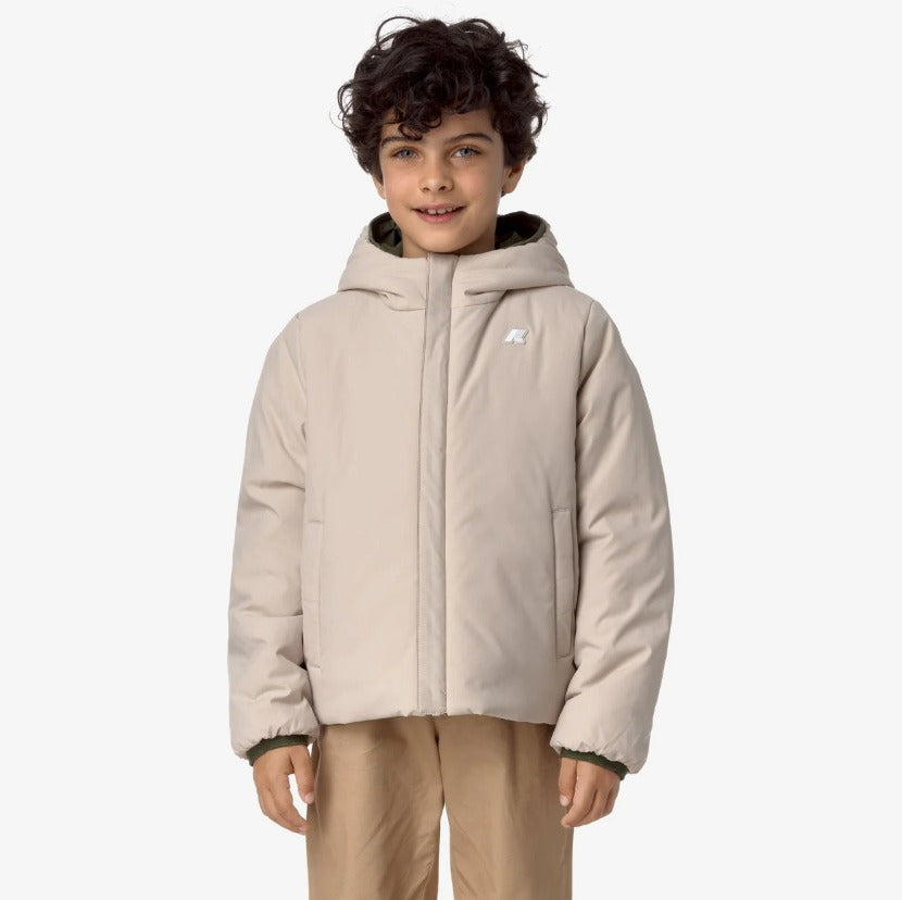 k way p jack st warm green cypress beige grey giubbino k71337w asz