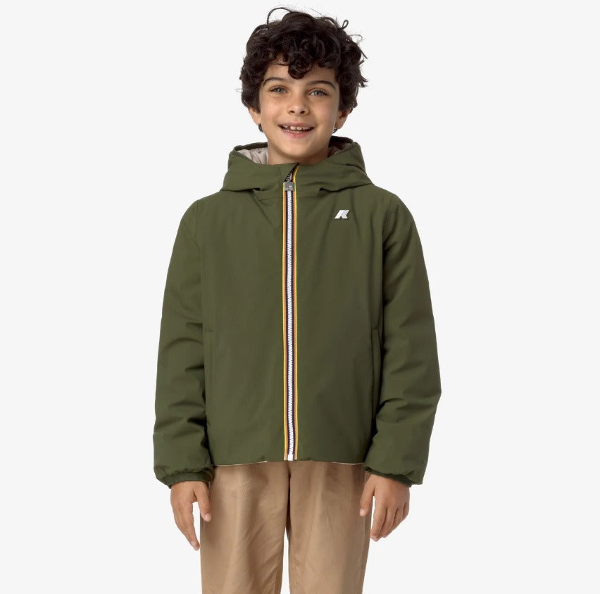k way p jack st warm green cypress beige grey giubbino k71337w asz