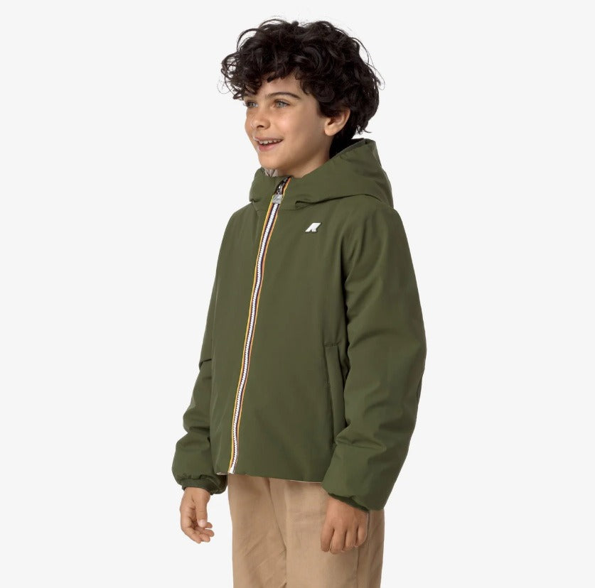 k way p jack st warm green cypress beige grey giubbino k71337w asz