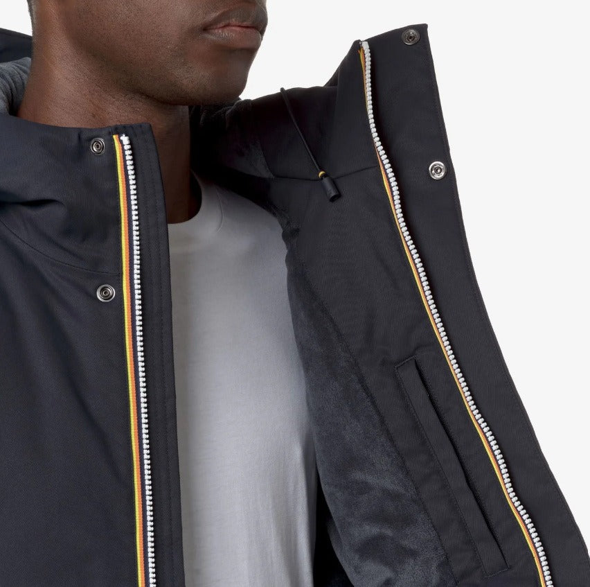 k way jacko twill marmotta blue d blue a giubbino k8133dw al9