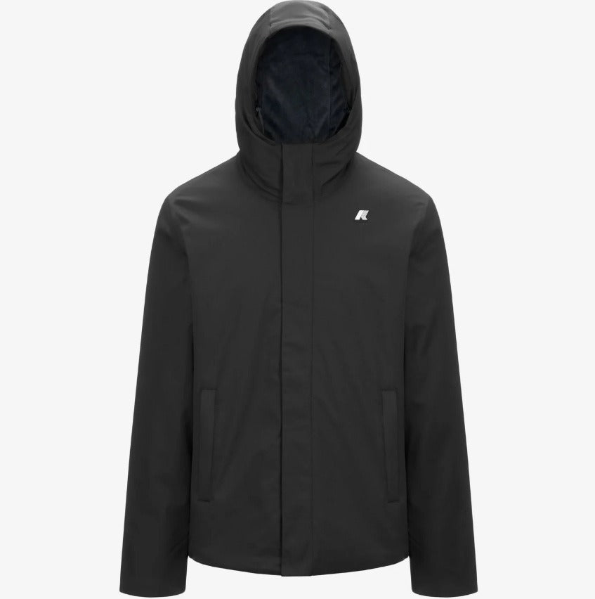 k way jacko twill marmotta black p blue a giubbino k8133dw al8