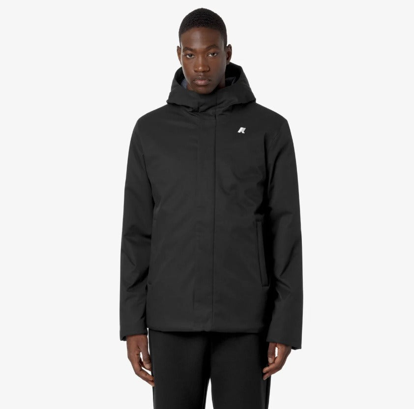 k way jacko twill marmotta black p blue a giubbino k8133dw al8