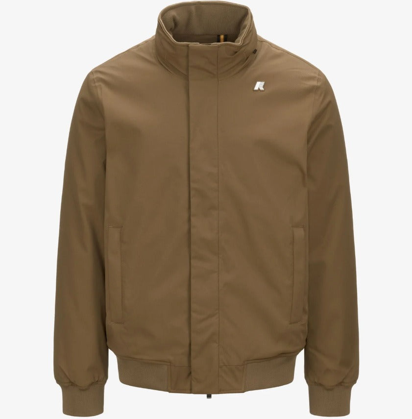 k way amaury twill marmotta brown c beige g giubbino k8133ew as6