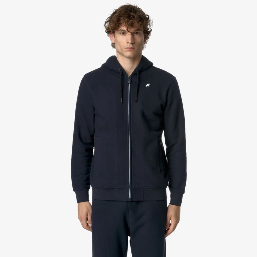 k way anthony heavy fleece blue depht felpa k8133iw k89