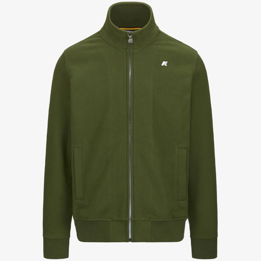 k way finn heavy fleece green cypress felpa k8133hw h11