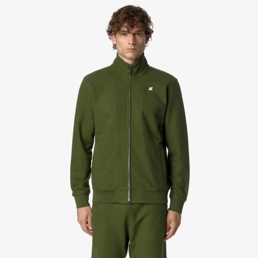 k way finn heavy fleece green cypress felpa k8133hw h11