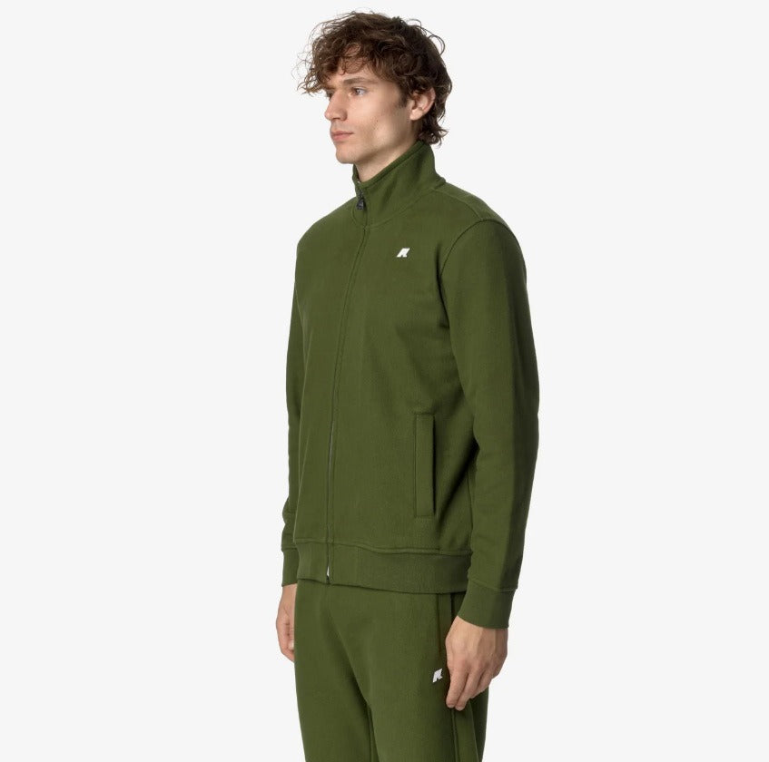 k way finn heavy fleece green cypress felpa k8133hw h11