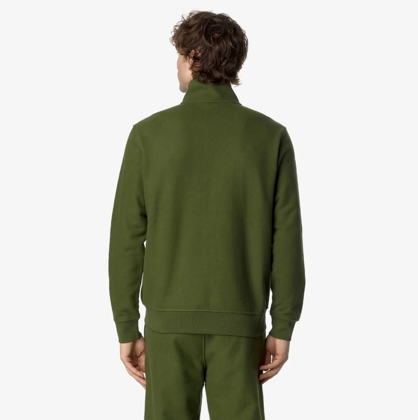 k way finn heavy fleece green cypress felpa k8133hw h11