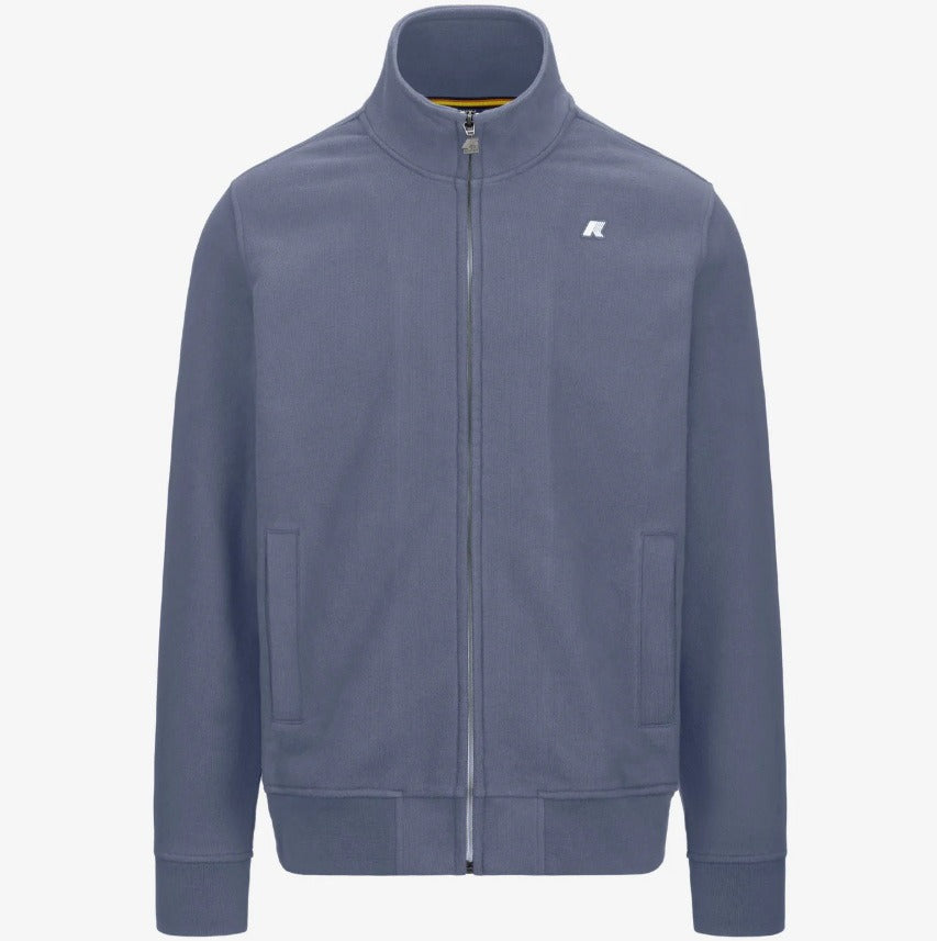 k way finn heavy fleece grey blue avion felpa k8133hw k56