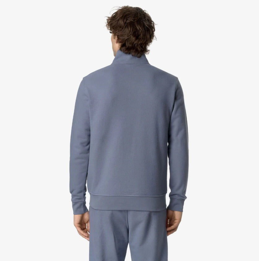 k way finn heavy fleece grey blue avion felpa k8133hw k56