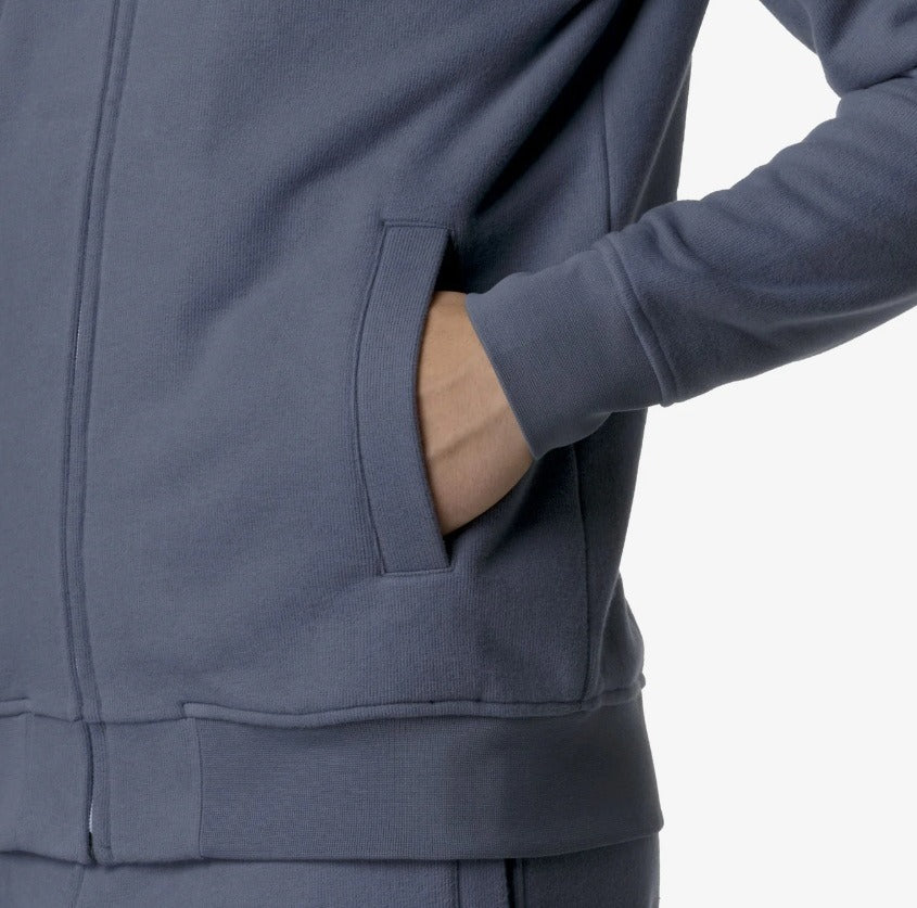 k way finn heavy fleece grey blue avion felpa k8133hw k56