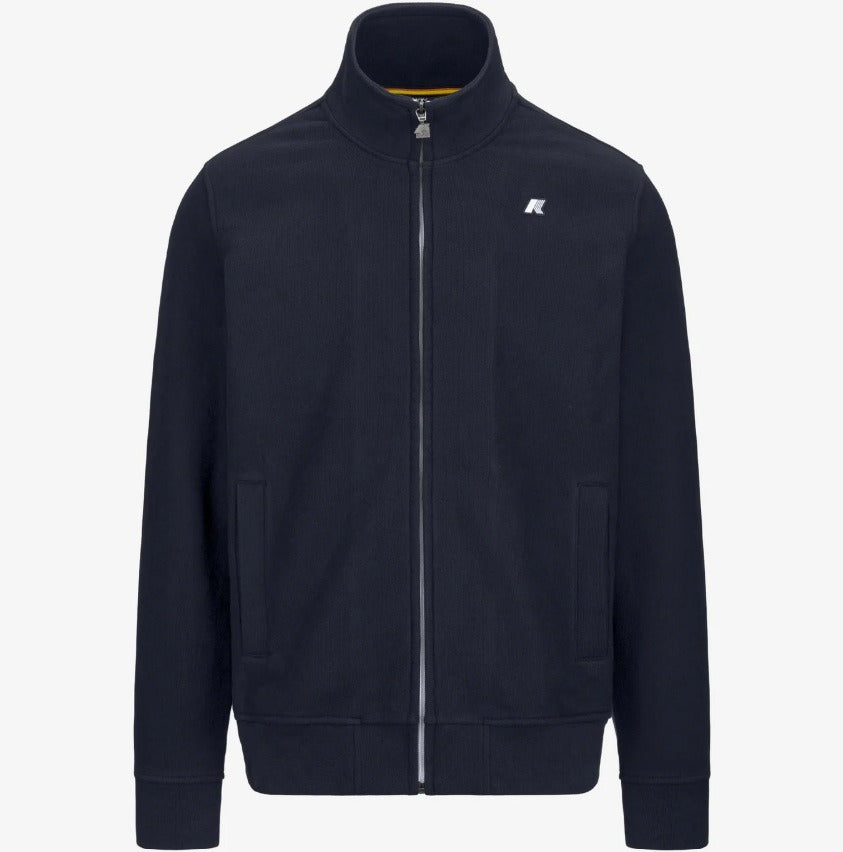 k way finn heavy fleece blue depth felpa k8133hw k89