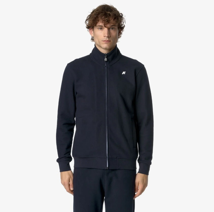 k way finn heavy fleece blue depth felpa k8133hw k89