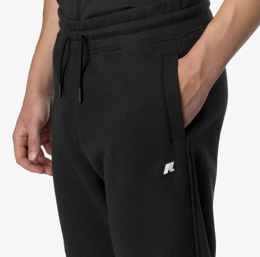 k way mickyel heavy fleece black pure pantaloni k2126lw usy