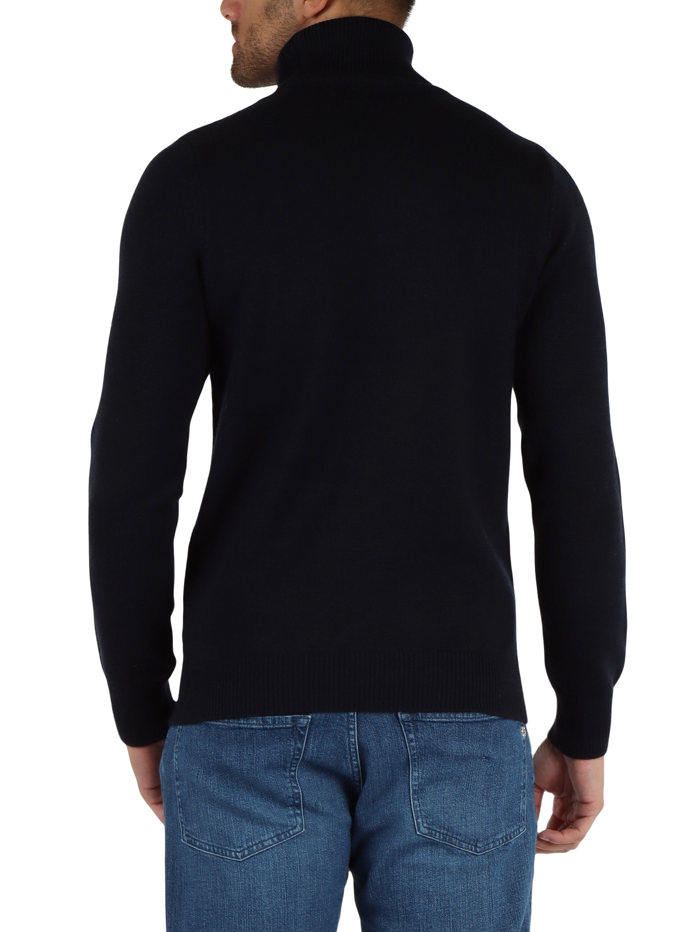 Dolcevita Spigato Merinos Blu Notte