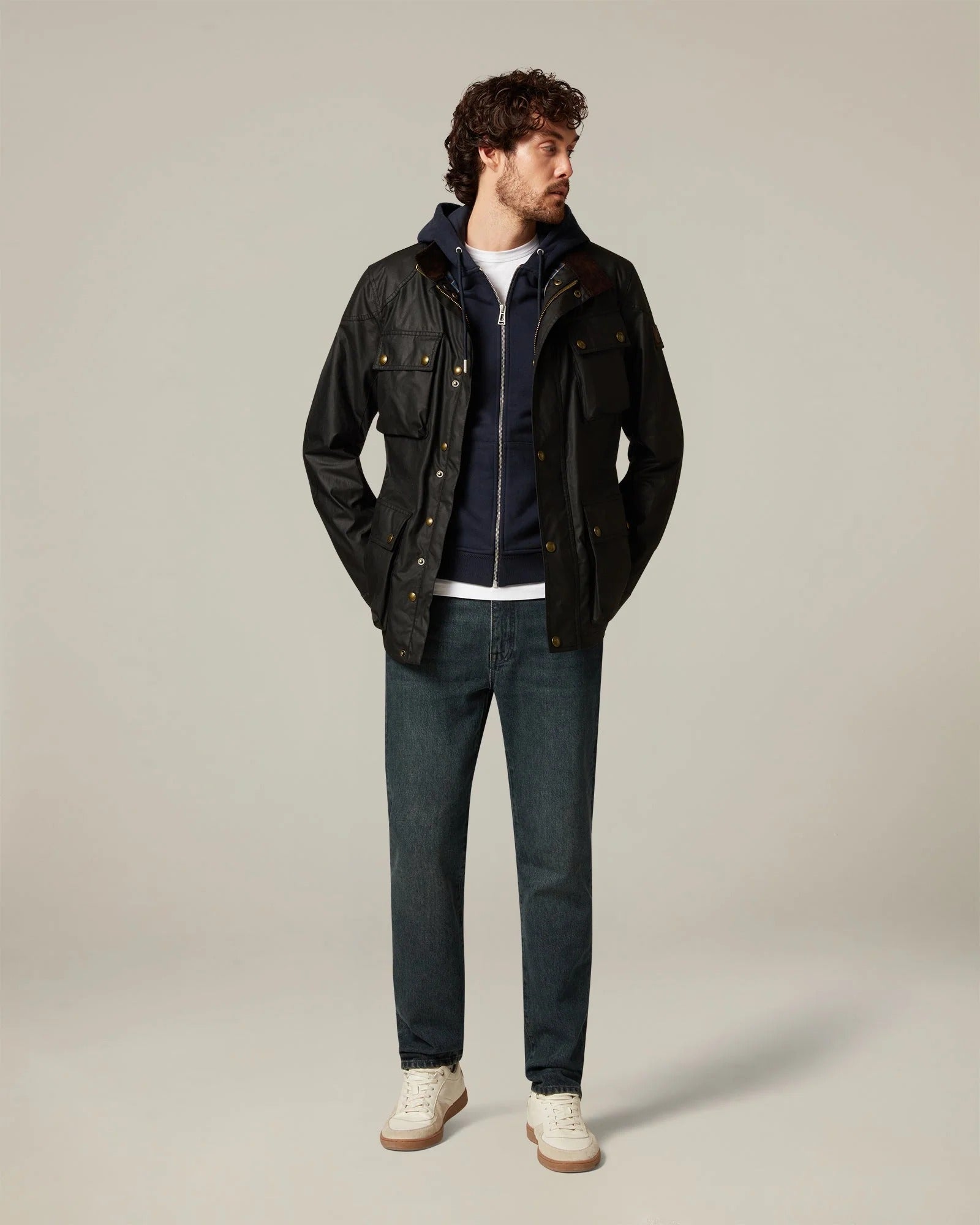 BELSTAFF GIACCA FIELDMASTER ICON NERO BL105300 BLACK BELSTAFF 