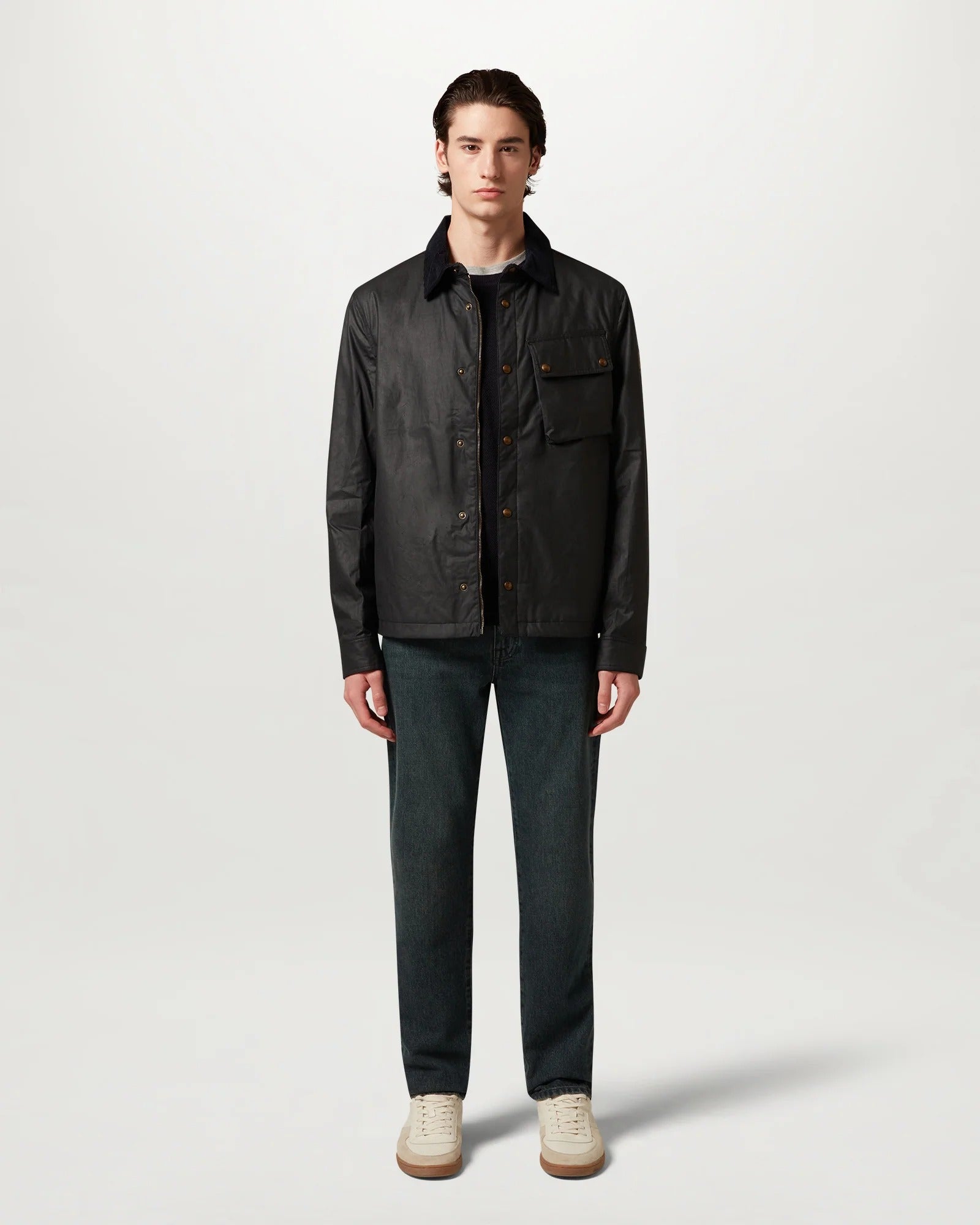 BELSTAFF GIACCA GROUND NERO BL105804 BLACK BELSTAFF 
