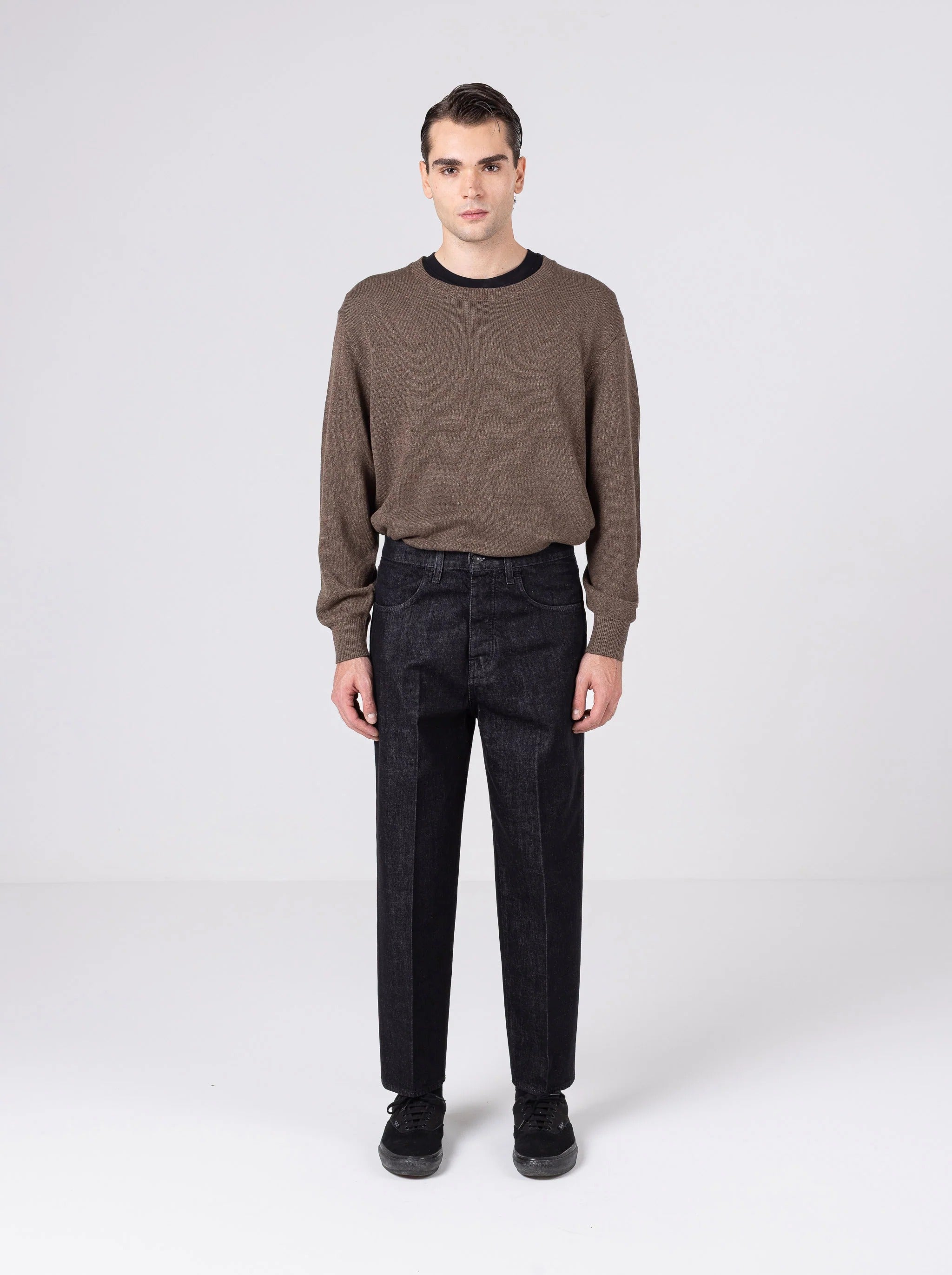 Bonheur jeans osaka l 1 black OSAKA/L.1 DENIM BLACK BONHEUR 