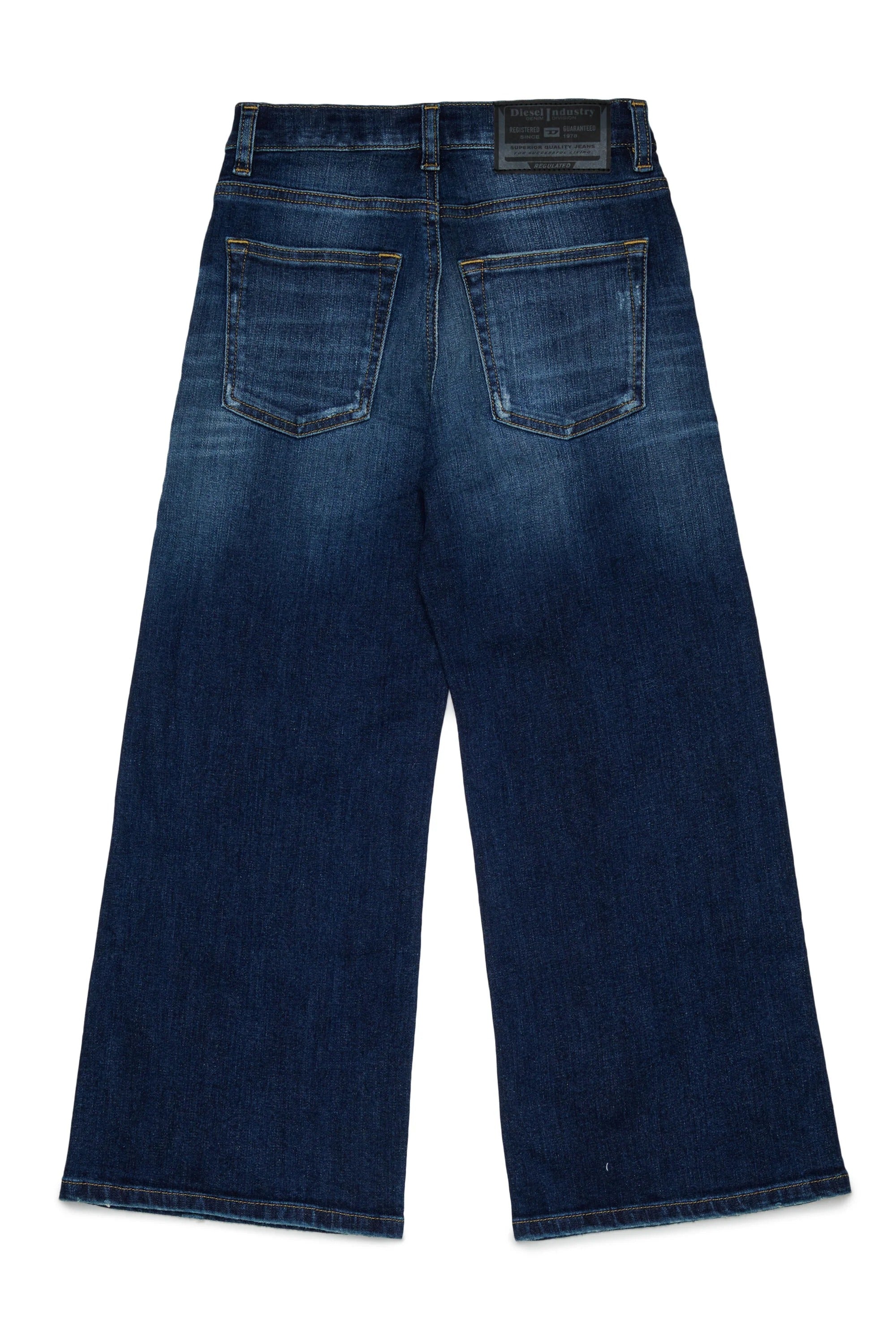 Jeans a gamba larga in lavaggio blu medio - D-Argjx J02322-KXBUL K01 DIESEL 