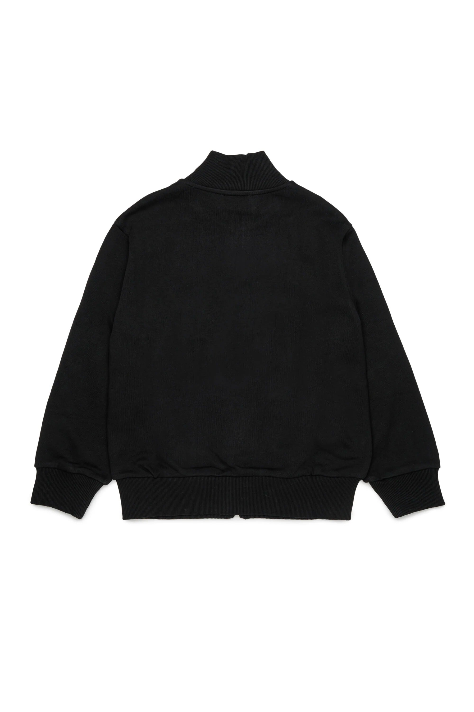 Felpa con zip integrale e logo nera J02613-0GEAD K900 DIESEL 