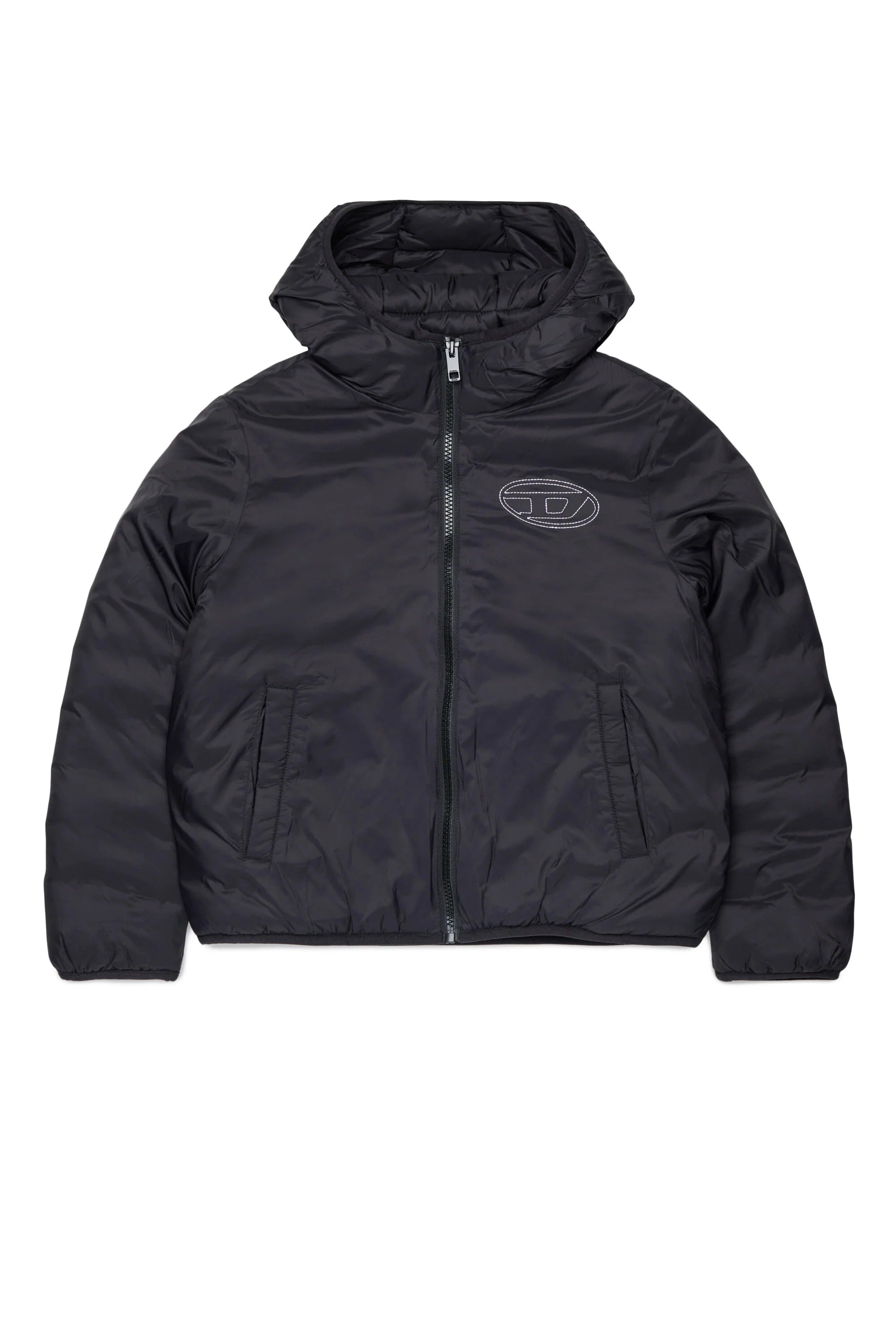 Giacca imbottita con logo stampato nero J02884-KXBVE K900 DIESEL 