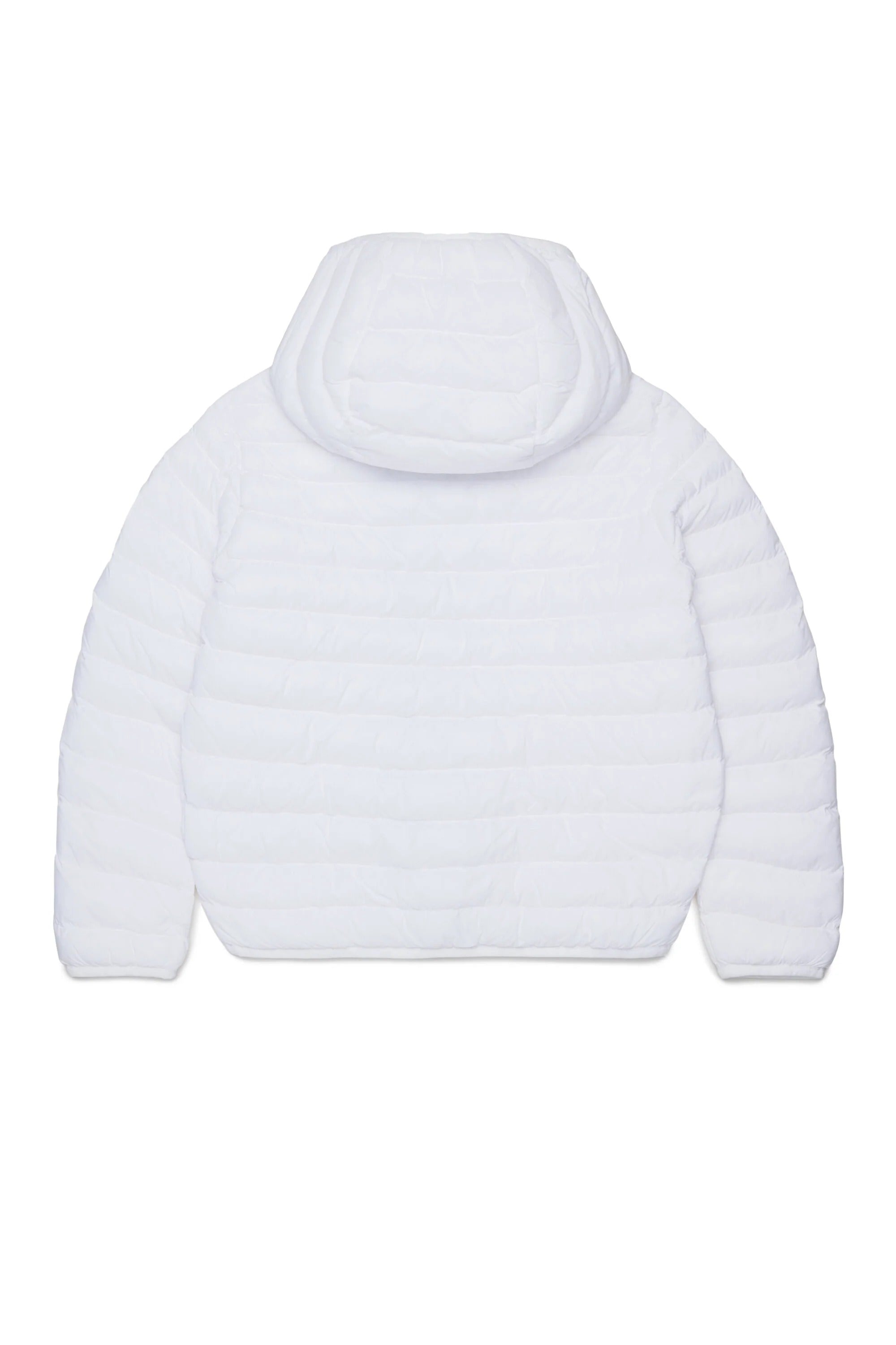 Giacca imbottita con logo stampato bianca DQ3232-D0ABC DQ100 DSQUARED KID 