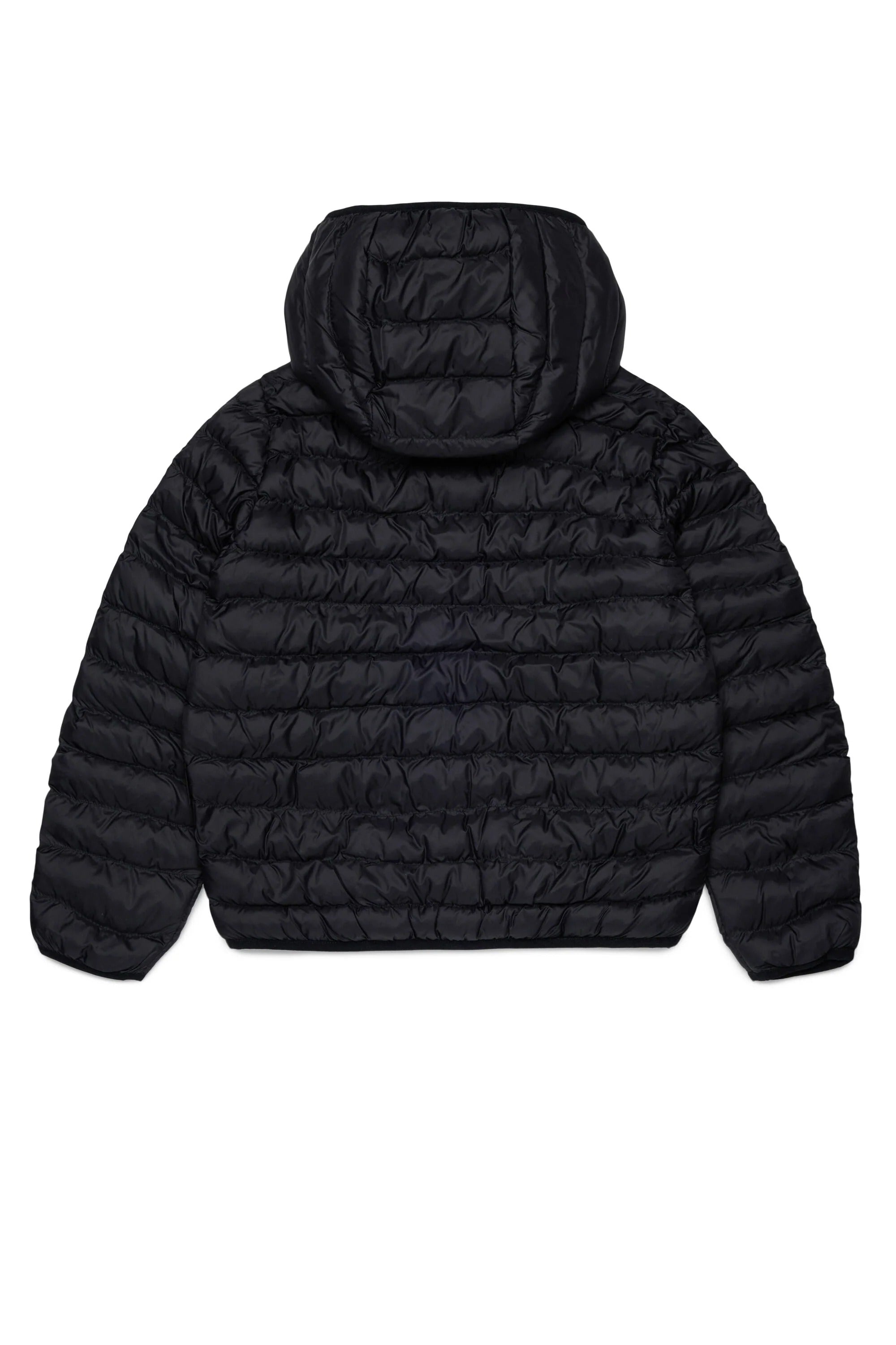 Giacca imbottita con logo stampato nera DQ3232-D0ABC DQ900 DSQUARED KID 